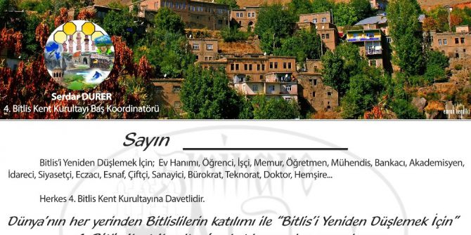 Bitlis’te ‘Kent Kurultayı’ hazırlığı