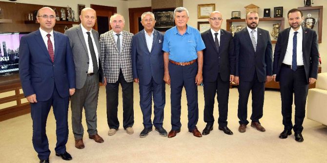 Başkan Karaosmaoğlu il  başkanlarını ağırladı