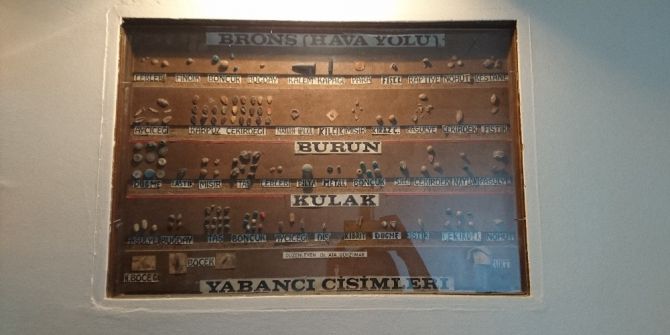 Hastanede bir garip sergi