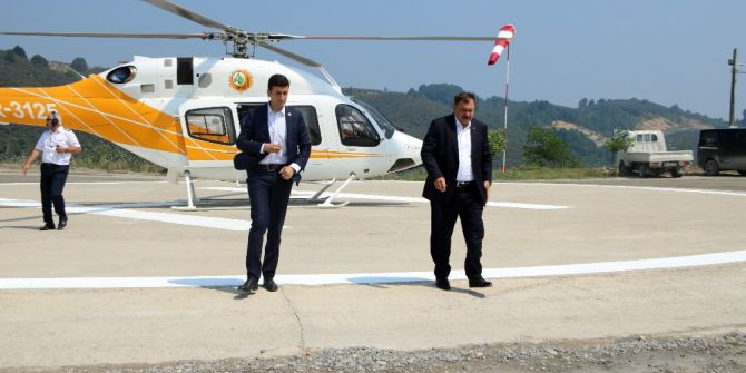 Bakan Eroğlu, Melen Barajı’nda incelemelerde bulundu