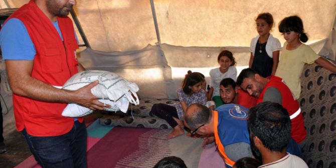 Pakistan’dan çadır kentteki Suriyelilere 25 ton pirinç