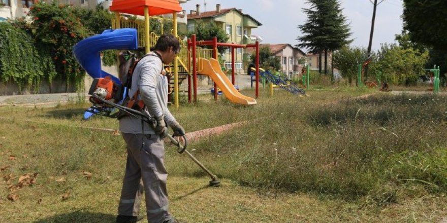 Serdivan’da Parklar Temizleniyor