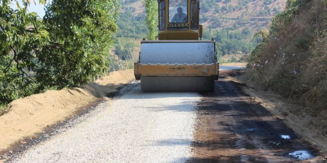 Dağhacıyusuf Mahallesinde 7 kilometrelik soğuk asfalt