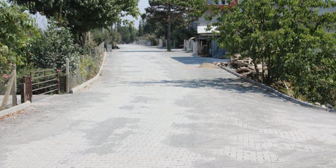 Çetin Aydoğan caddesi yenilendi