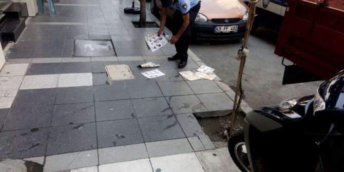 İzinsiz el broşürlerine cezai işlem