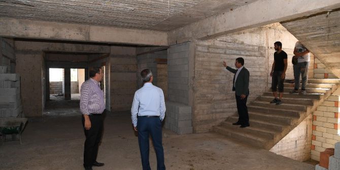 Başkan Asya, Kur’an kursu ve camii inşaatlarında incelemelerde bulundu