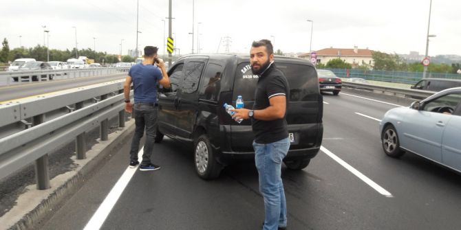 E-5’te trafiği felç eden kaza