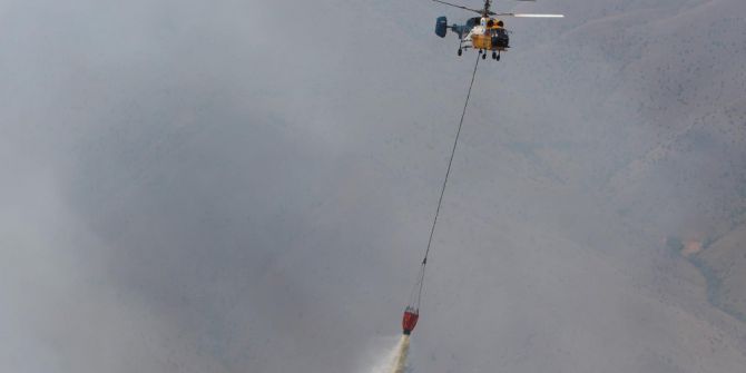 Oltu’daki orman yangını üçüncü gününde sürüyor