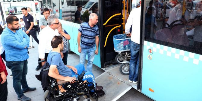 Yozgat’ta halk otobüsleri engelli vatandaşlar için yenilendi