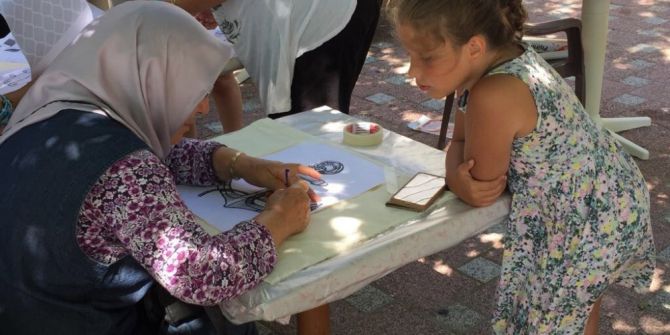 Ekinlik Adası’nda "sanat" yeşeriyor