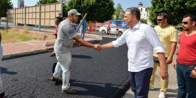 Başkan Uysal’dan asfalt denetimi