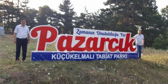 Pazaryeri Küçükelmalı Tabiat Parkı’na Pazarcık tabelası yerleştirildi