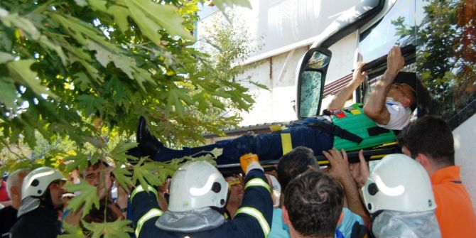 Ordu’da otobüs kazası: 2’si ağır 8 yaralı