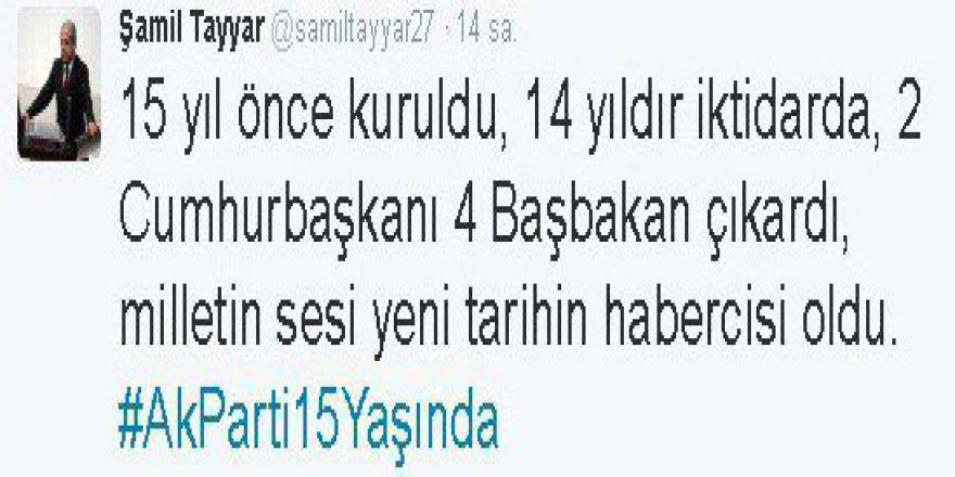 Ak Parti 15 Yaşında