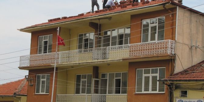 Hisarcık Belediye otelinde bakım, onarım çalışması
