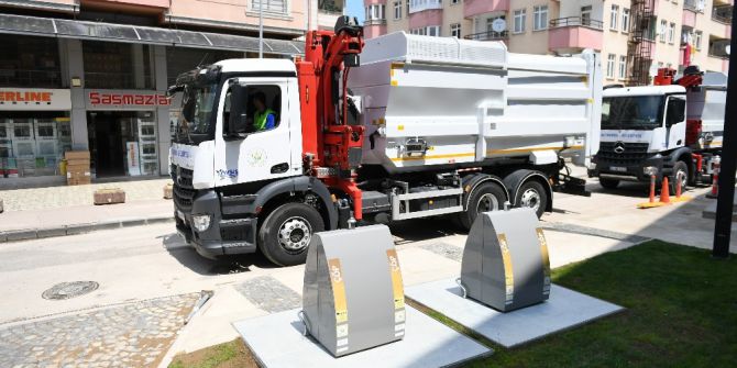 Altınordu’da çöpler yer altına