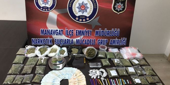 Antalya’da uyuşturucu operasyonu