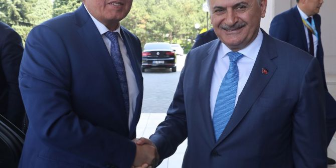 Başbakan Yıldırım, Kırgızistan Başbakanı ile görüştü