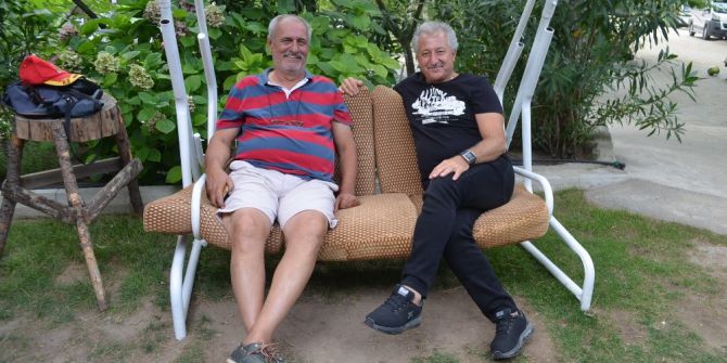 Burhaniyeli eski futbolcular Kazdağı’nda buluştu