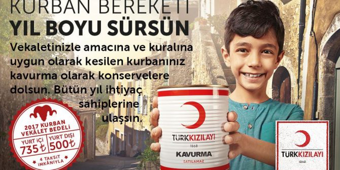 Kızılay’a vekaletle kurban bedelleri açıklandı