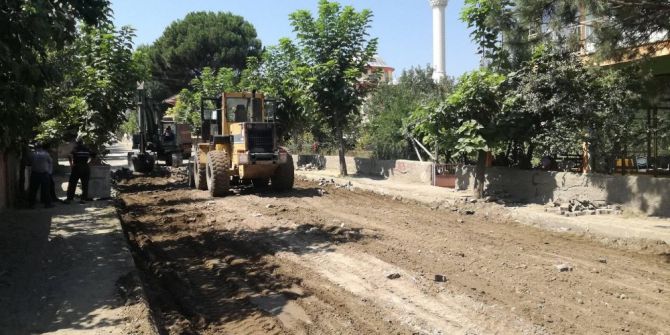 Osmancık’ta alt yapısı tamamlanan caddeler asfaltlanıyor