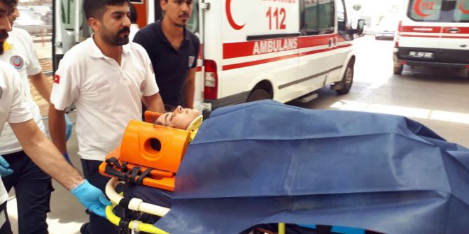 Freni patlayan kamyonet takla attı: 2 yaralı