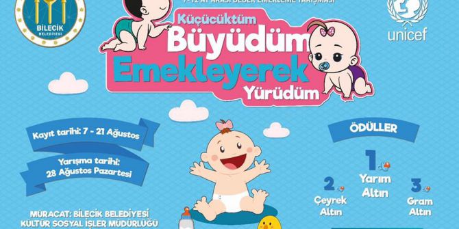 Bilecik Belediyesi’nden Bebek Emekleme Yarışması