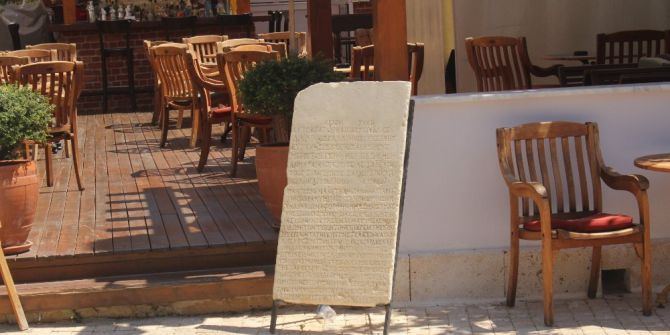 İmparator Gallienus’un Mektubu Side Müzesinde sergileniyor