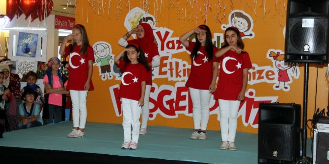 Melikgazi Belediyesi Yaz Okulu Sergisi Meysu Outlet’te açıldı