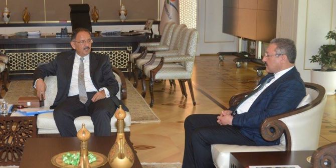 ERÜ Rektörü Güven, Bakan Özhaseki’yi ziyaret etti