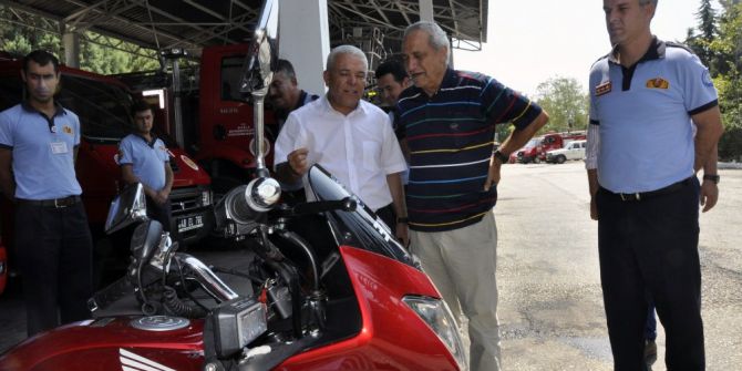 Efsane İtfaiyeci Muğla Büyükşehir’i Ziyaret Etti