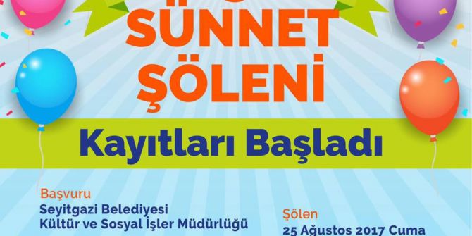 Seyitgazi’de toplu sünnet şöleni için kayıtlar başladı