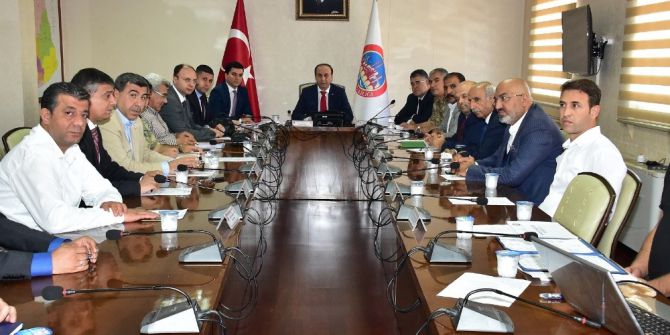 Şanlıurfa’da spor ve güvenlik kurulu toplandı