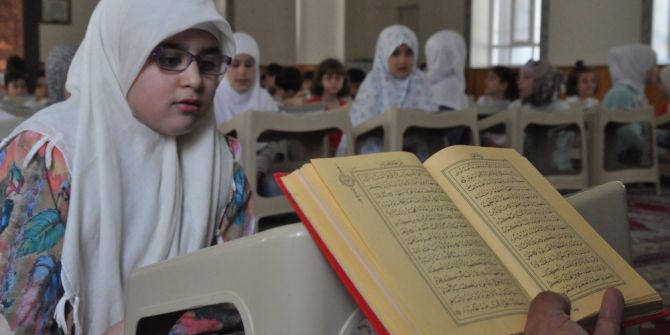 Suriyeli çocuklara Kur’an eğitimi