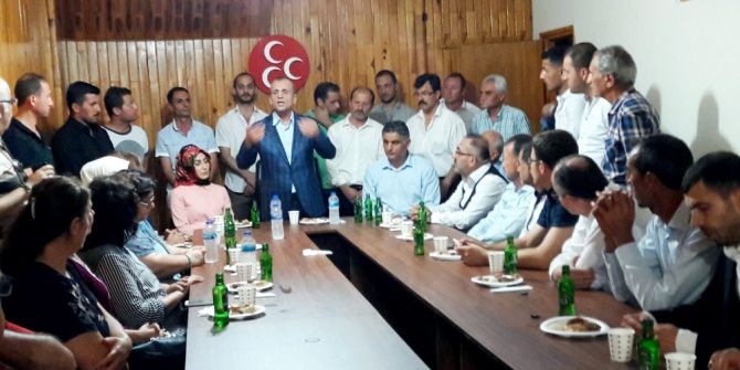 MHP İl Başkanı Topçu Mudanyalılarla buluştu