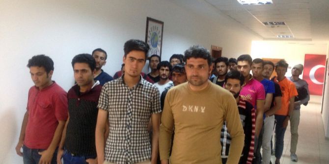 Siirt’te Afgan uyruklu 47 kaçak yakalandı