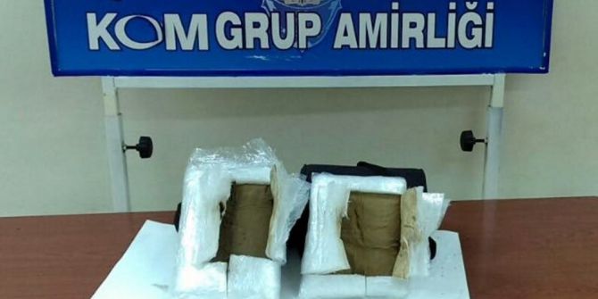 Gaziantep’te 2 buçuk kilogram uyuşturucu ele geçirildi