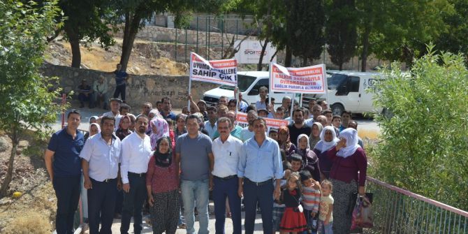 Mahalle sakinlerinin Gümüş Dere tepkisi