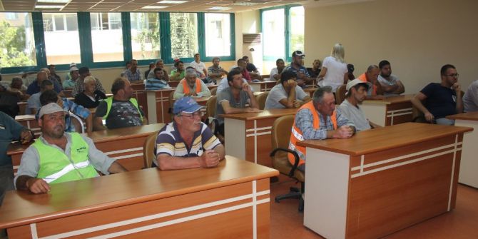 Turgutlu Belediyesi personeline iş kazası eğitimi