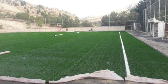 Evkur Yeni Malatyaspor altyapısının antrenman sahası yenilendi