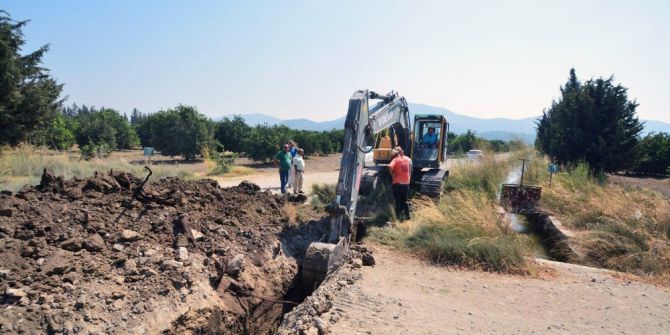 Dalaman Kapıkargın suya kavuşuyor
