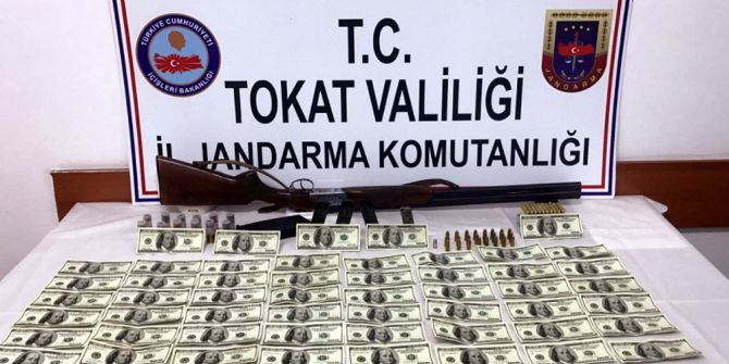Tokat’ta sahte dolar ele geçirildi
