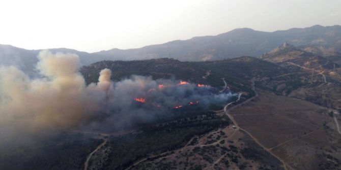 İzmir’deki yangında ’sabotaj’ şüphesi