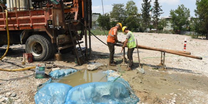 Yer altı metrosu için ilk sondaj