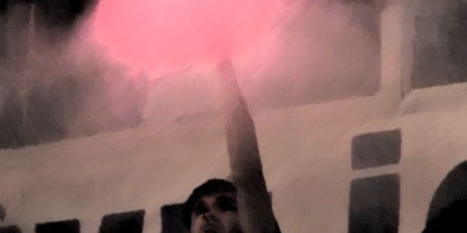 Meşale yakan, maytap patlatan 5 taraftara yasal işlem yapıldı