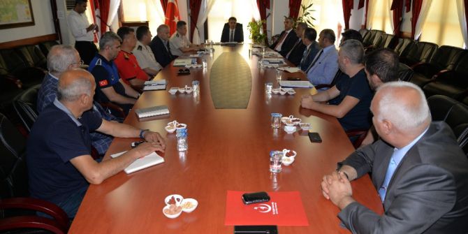 Sezon öncesi güvenlik toplantısı yapıldı