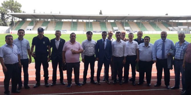 Müdür Keleş ile Müdür Alper statta incelemelerde bulundu