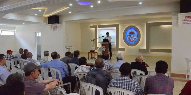 TKDK İl Koordinatörü İhsan Kaymak, Emetli üreticileri bilgilendirdi