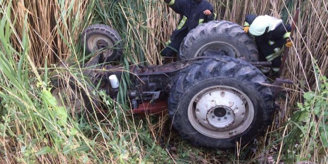 Hayvanlarına ot götürürken kazada öldü