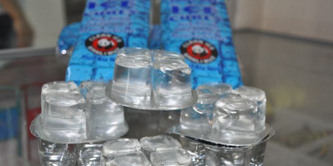 Ayda 9 ton buz küpü satıyor